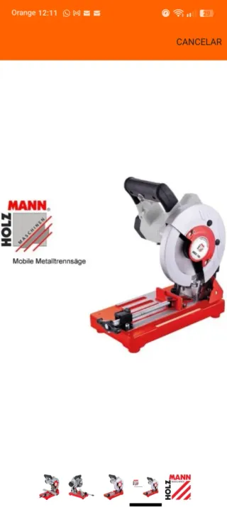 Holzmann MK5180 Sierra Circular Metal