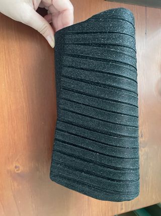 Bolso de fiesta negro brillante