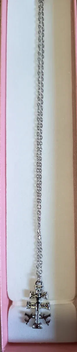 Cruz de Caravaca Acero Inoxidable