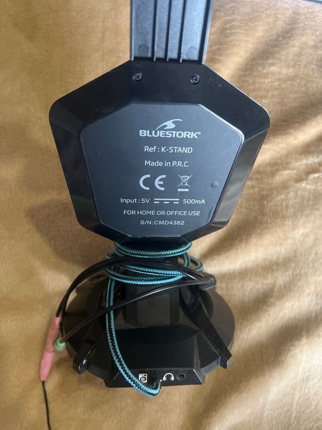 Soporte para auriculares THE G-LAB con luz led