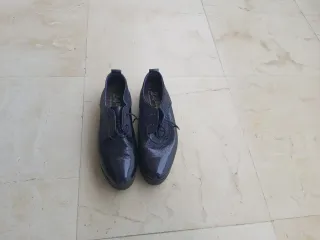 Zapatos de piel 24 horas negros
