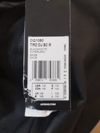 Bolsa Deporte Adidas DQ1080 Negra