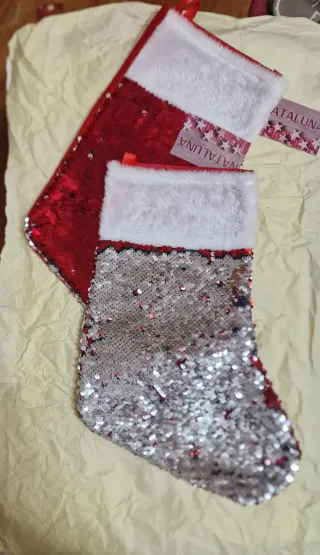 Calze Befana Nataluna 36x20cm Set 4pz