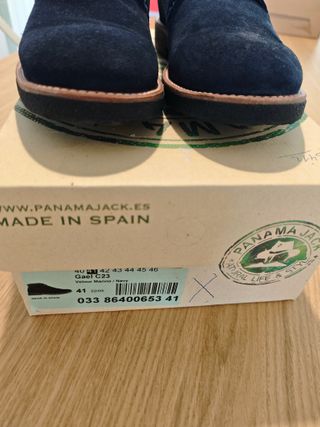 Botines Panama Jack Azul Marino Botas Talla 41