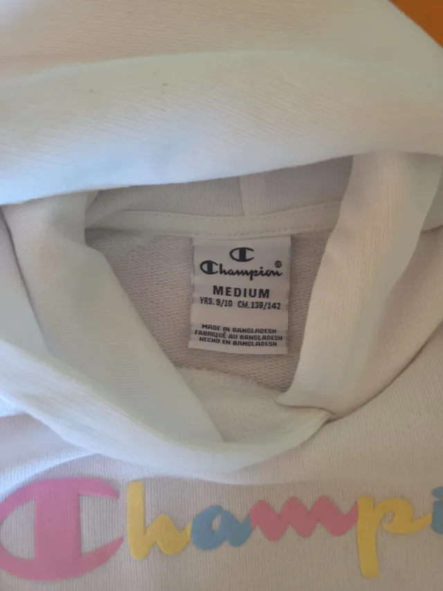 Sudadera Champion niña. Talla 9/10