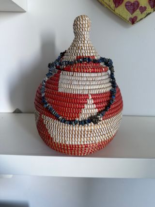 Collana pietre blu e grigie