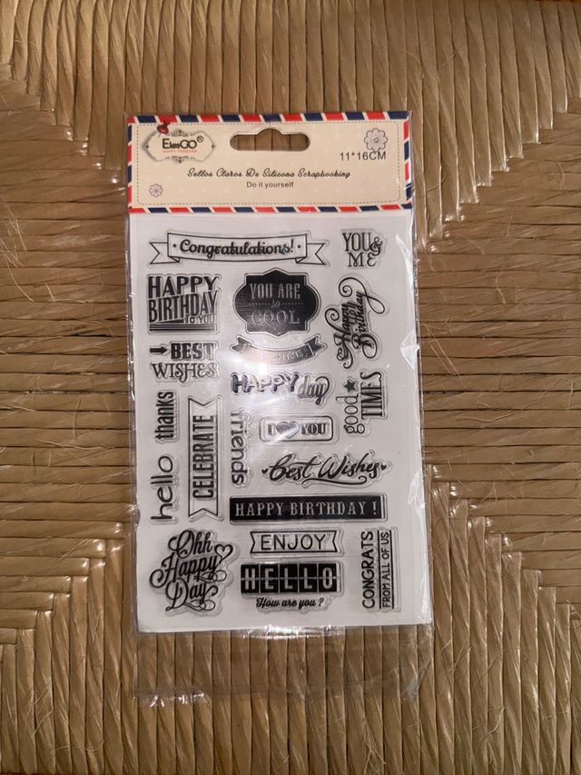 Sellos de Silicona para Scrapbooking