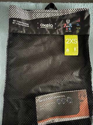 Set protecciones patinaje Oxelo 2XS