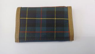 Billetera Miel & Limón azul y cuero