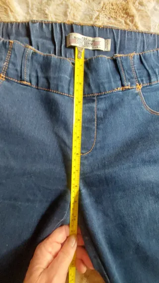 Pantalón vaquero cintura elástica