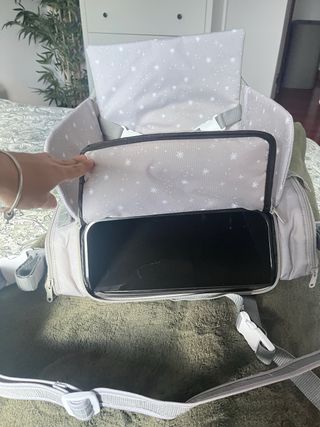 Alzador silla infantil gris estrellas