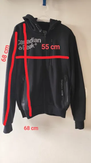 Sudadera polar Canadian Peak negra
