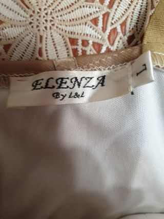 Vestitino elasticizzato beige