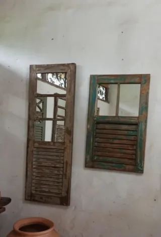 Antiguas puertas menorquinas de madera