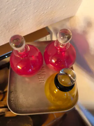 Set di 3 bottiglie vintage