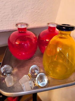 Set di 3 bottiglie vintage