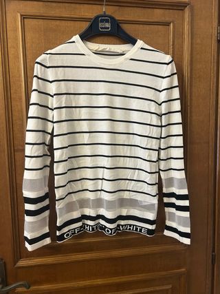 Maglione Off-White righe taglia L
