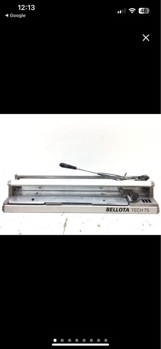 Cortadora de azulejos Bellota Tech 75 sin usar