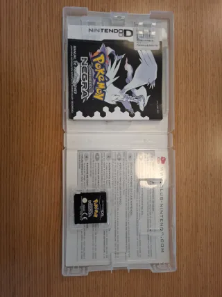 Pokémon Edición Negra Nintendo DS con manual
