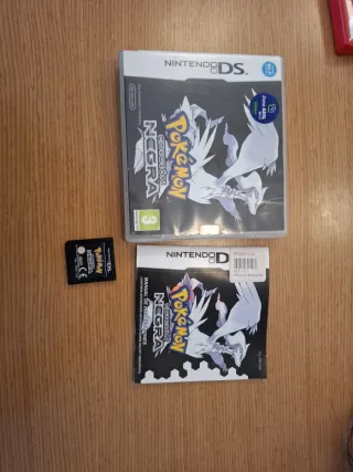Pokémon Edición Negra Nintendo DS con manual