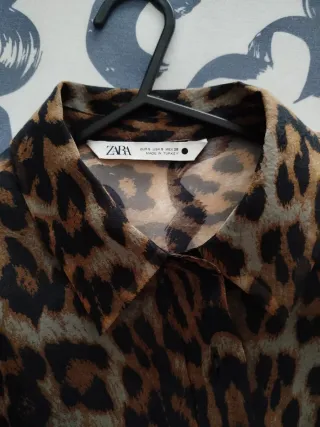 2 Camisas estampadas mujer semitransparente