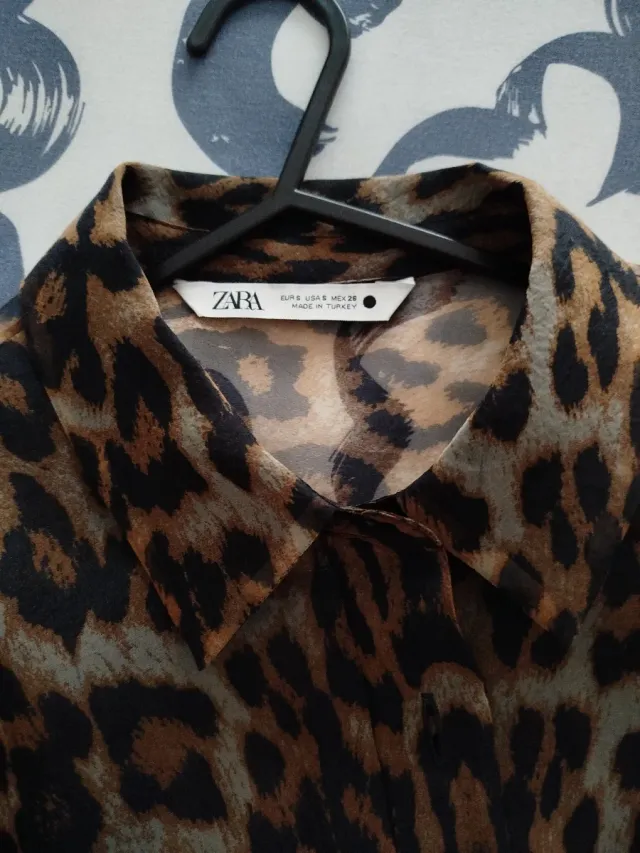 2 Camisas estampadas mujer semitransparente