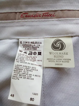 Pantalón de vestir Emidio Tucci T48 NUEVO