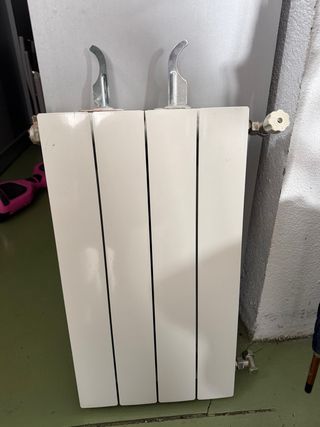 Radiadores de aluminio blancos