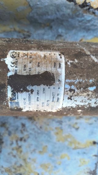 Bomba de pozo Ebara 2,2 kW / 3CV