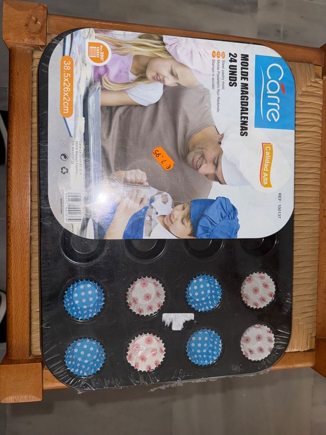 Molde Magdalenas Carre 24 Unidades