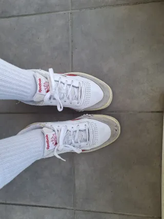 Zapatillas Reebok Blancas y Rojas