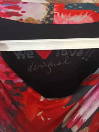 Vestido Desigual floral manga larga