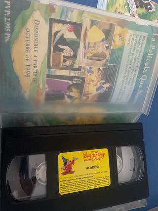 Lote 3 Películas VHS Disney Clásicos