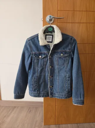Chaqueta vaquera forrada borreguito Talla 11-12