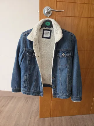 Chaqueta vaquera forrada borreguito Talla 11-12