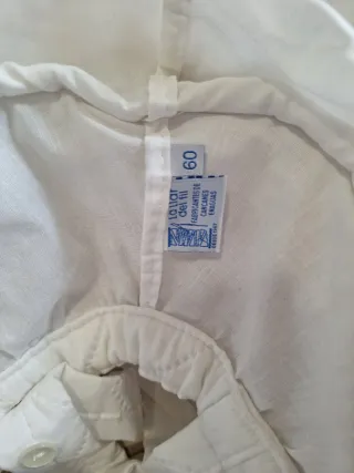 Cancán infantil blanco talla 60 para niña 3-5 años