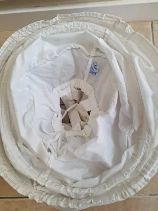 Cancán infantil blanco talla 60 para niña 3-5 años