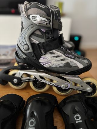 Patines Oxelo con protecciones