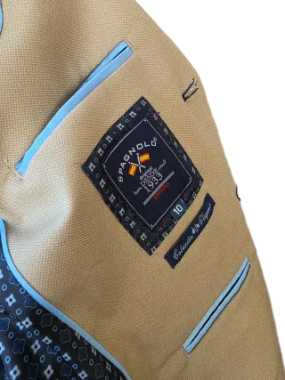 Americana Comunión Spagnolo Talla 10 Años Beige