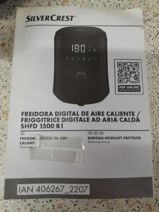 Freidora de aire Silvercrest 2.2L