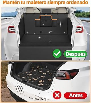 UPAWPIA Protector Maletero Coche 185x115x48cm