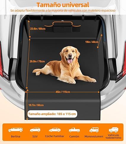 UPAWPIA Protector Maletero Coche 185x115x48cm