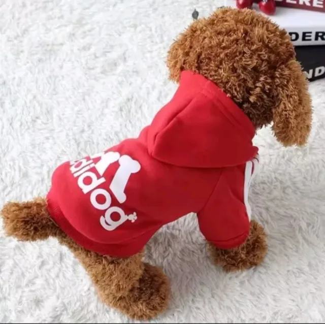 Moletom para cachorro ADIDOG Tamanho 2XL Vermelho