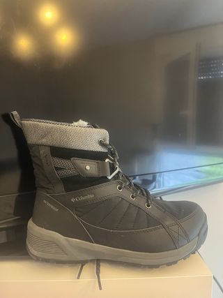 Botas de nieve Columbia mujer negras/grises