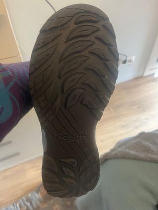 Botas de nieve Columbia mujer negras/grises