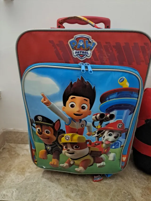 Maleta infantil Paw Patrol. Patrulla Canina