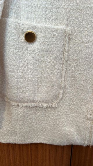 Cazadora Zara Crema Talla XS