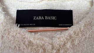 Cazadora Zara Crema Talla XS