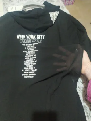 Sudadera-Vestido Negro New York City