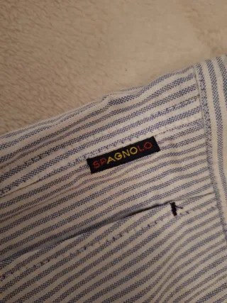 Bermudas Spagnolo Rayas Azules Talla 42